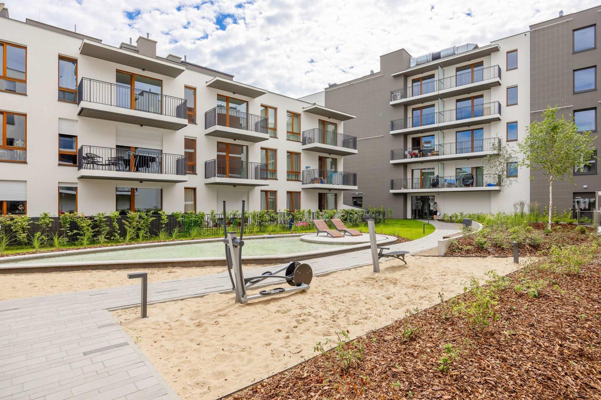 Apartment Sarmacka Wilanow With Parking, Sauna & Gym By Noclegi Renters Warszawa Eksteriør bilde