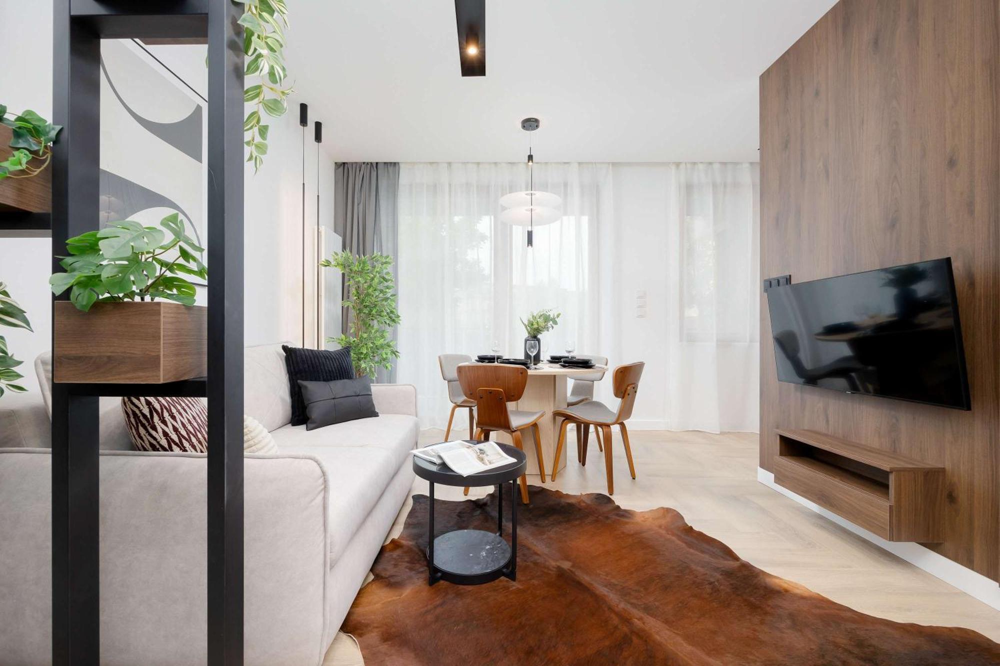 Apartment Sarmacka Wilanow With Parking, Sauna & Gym By Noclegi Renters Warszawa Eksteriør bilde
